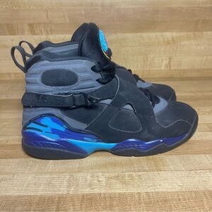 Nike Air Jordan Retro VIII 8 Aqua 305368-025 Playoff Olympic Bugs 6.5Y Womens 8
